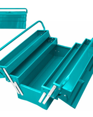 Caja Herramientas Metálica 495x200x290mm 3 Niveles, Total