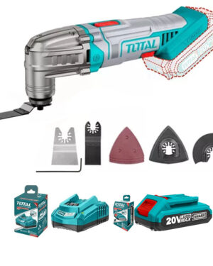 Herramienta Oscilante Inalámbrica 20V+Batería+Cargador Total
