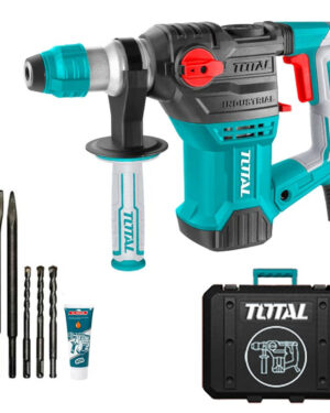 Rotomartillo Uso Rudo 1500 W Con Brocas Y Puntas, Total