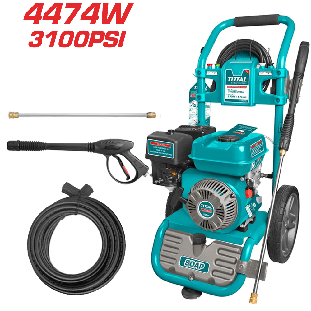 Hidrolavodora Industrial Gasolina De Uso Rudo 3100 Psi, Total